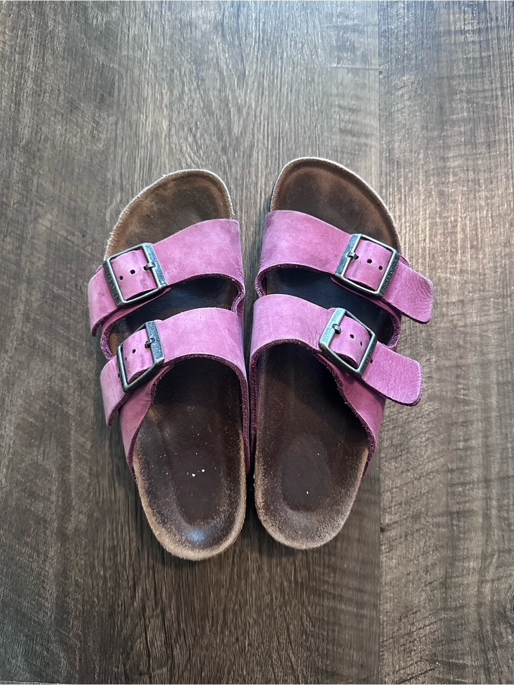 Birkenstock Lavender Pink Slide Sandals Size 38